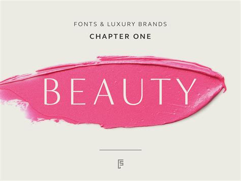 What Fonts Do Luxury Beauty Brands U